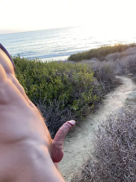 Waiting for someone to come up the trail by jyoungthrowaway