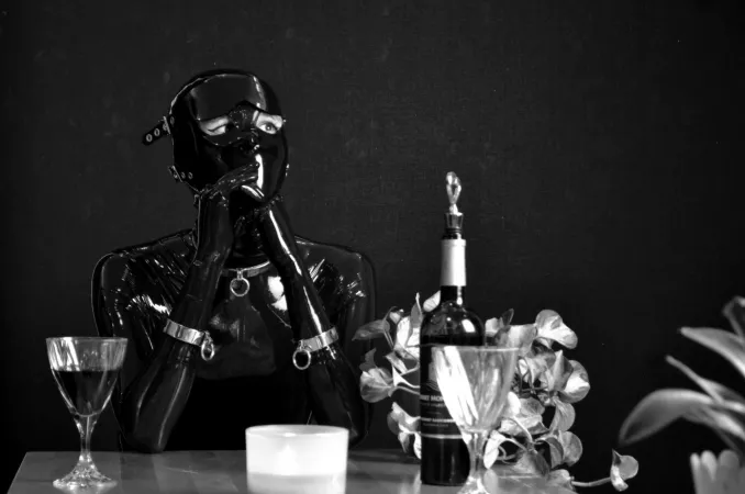 Waiting for someone to join me for a drink by Cay0s