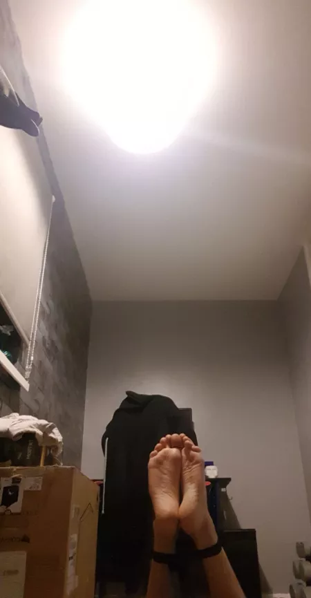 Waiting for you to do whatever you want to my 👣👣 by barefootboy123