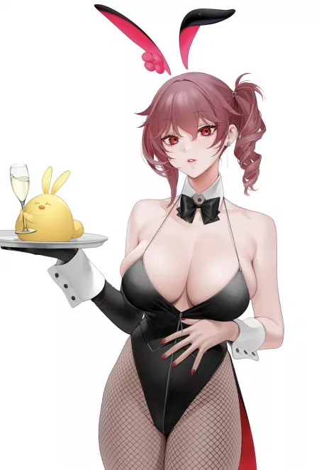 Waitress Bunny Abruzzi [Azur Lane] by CheetahSperm18