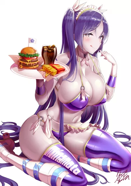 Waitress Raikou by CheetahSperm18