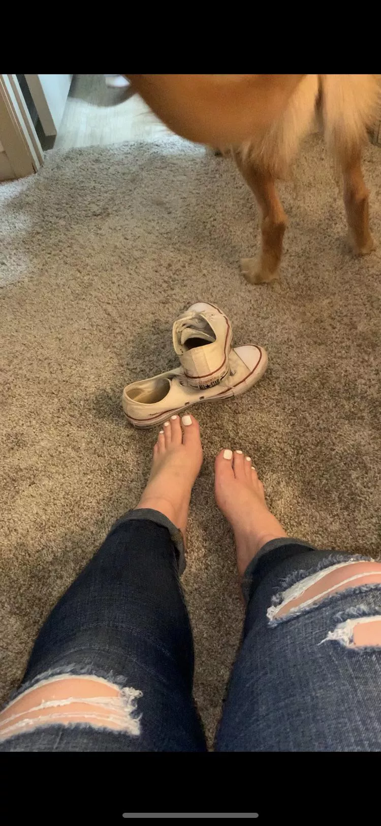 Walking around for 7 hours in converse is no joke 🥵 posted by lowkeyj_xo