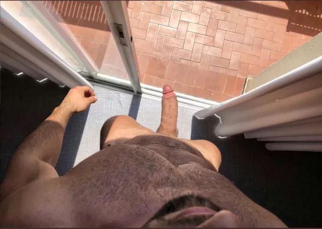 Walking around the house and the yard for hours and my erection can't go away.U think someone noticed? by hardcore_beast