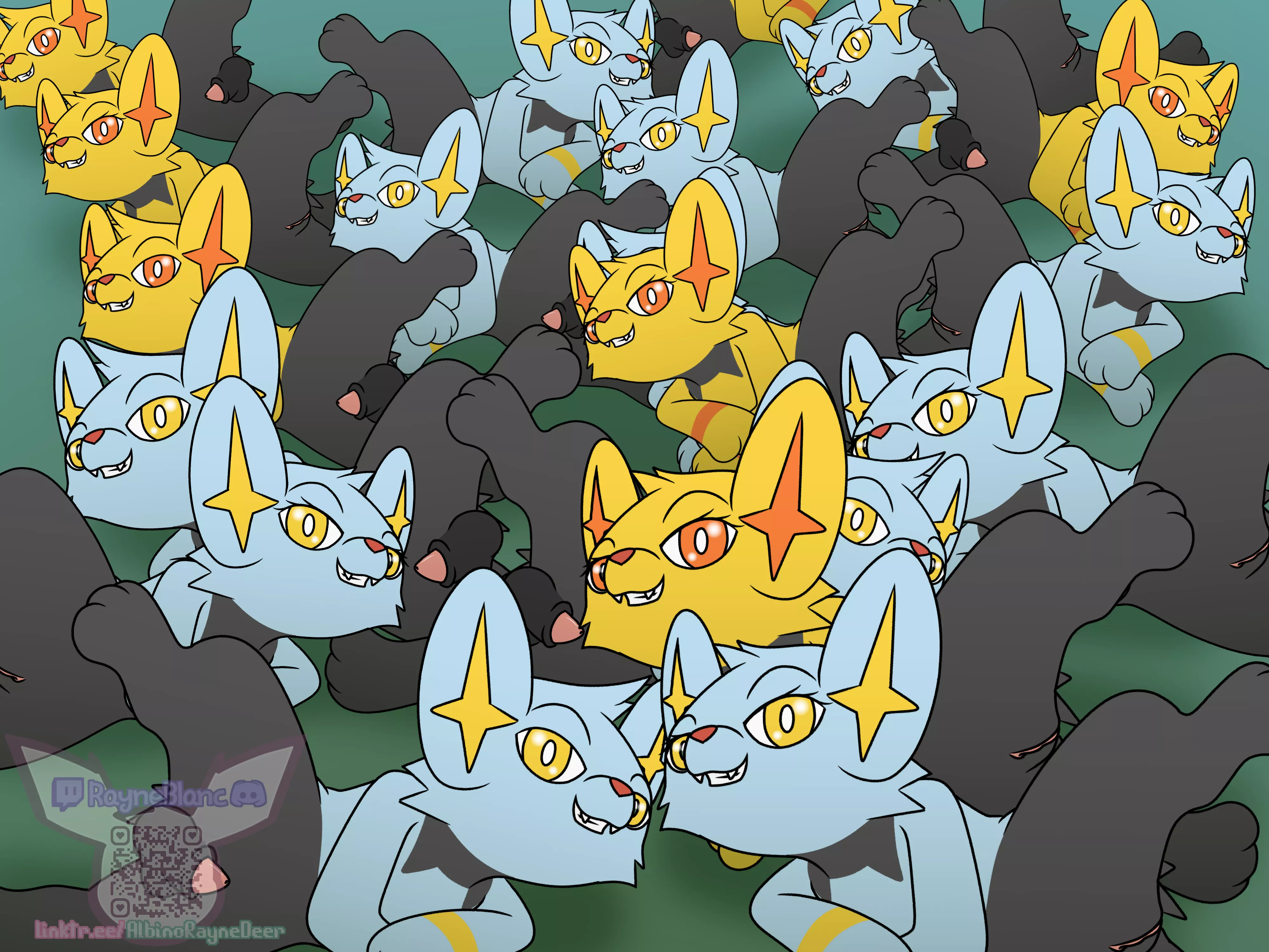 Walking outside on Community Day be like [MF] (AlbinoRayneDeer) posted by AlbinoRayneDeer