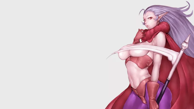 [Wallpaper] Magnus (female version) from Chrono Trigger by --DarkValkyrie--