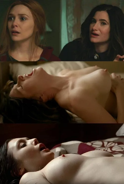 WandaVision Girls (Elizabeth Olsen And Kathryn Hahn) by 6-InchDefeater