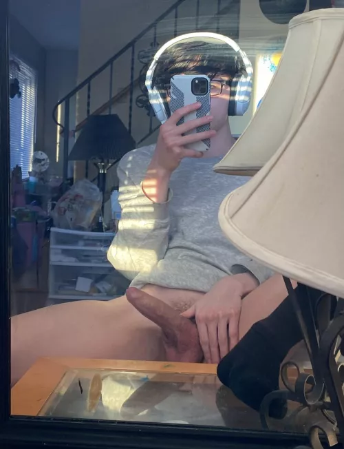 Wanna be under my desk while I game 😈 by No-Professional-1427