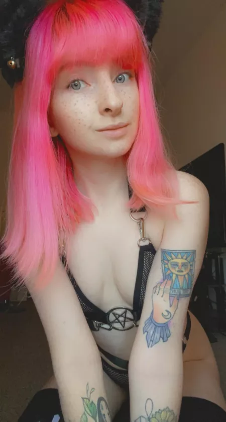 wanna come over and play with an emo catgirl?🥺🖤 by thatemoth0t