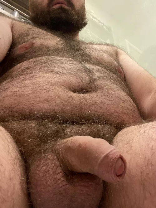 Wanna cum shower with me? Or we should get a bit dirtier before? 😏😈🐻 by beardnhairy