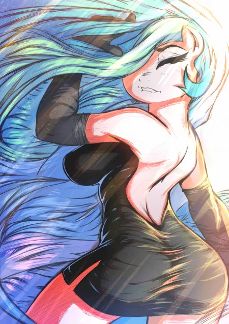 Wanna give her a dance guys? (Art by @poweruser_sh ) by Ativa32