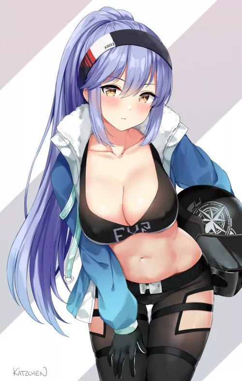 Wanna Go For A Drive, Commander?~💙 (USS Essex, Azur Lane Eagle Union Faction) by Ras_Elclare