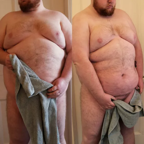 wanna help me towel off? 😘 by bearybuns