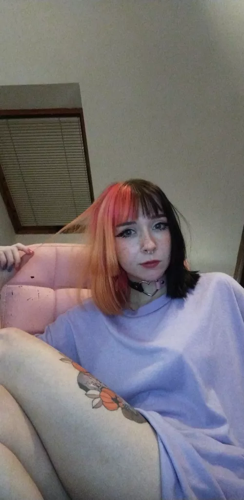 Wanna help me undress? 💜 by Intrepid_Panic_6866