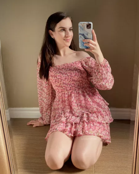 Wanna lift up my dress? I’m wearing nothing under it.. by glamzmel