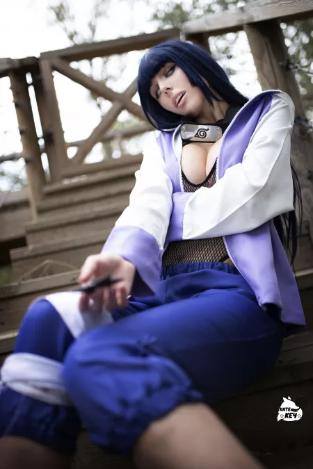 Wanna see my ninja secrets? ;) Hinata cosplay from Naruto by Kate Key by katekeycosplay