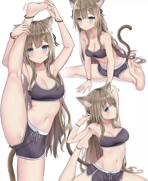 Wanna stretch with me ? by Ariana_slave1