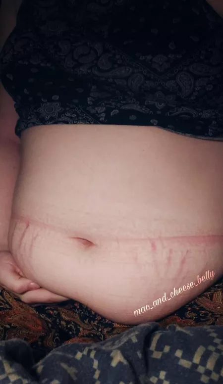 Wanna stuff me? by Mac_and_cheese_belly