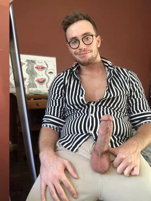 Wanna suck daddy’s fat dick? 😛 by Gabs0n