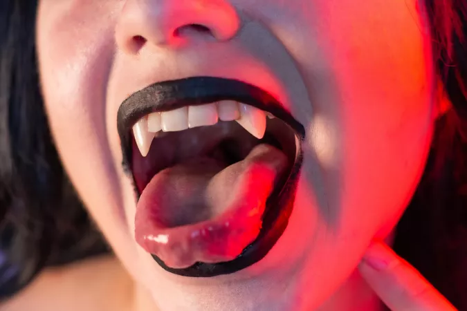 Wanna take your chances to see what my tongue can do? by plastixfangs