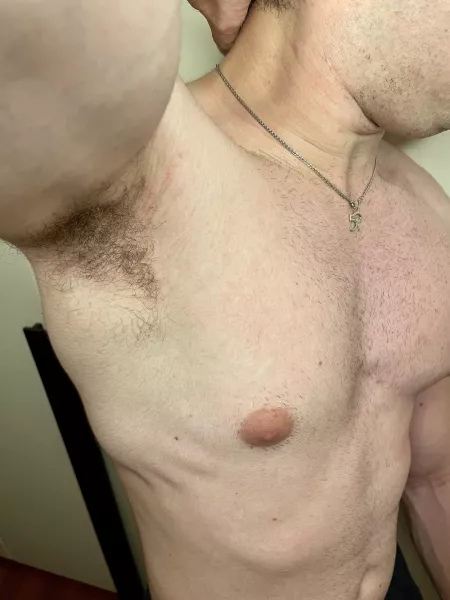 Wanna taste? Shove your face in my pit immediately. Sniff it up, all of it. 😈 by daddecashmaster