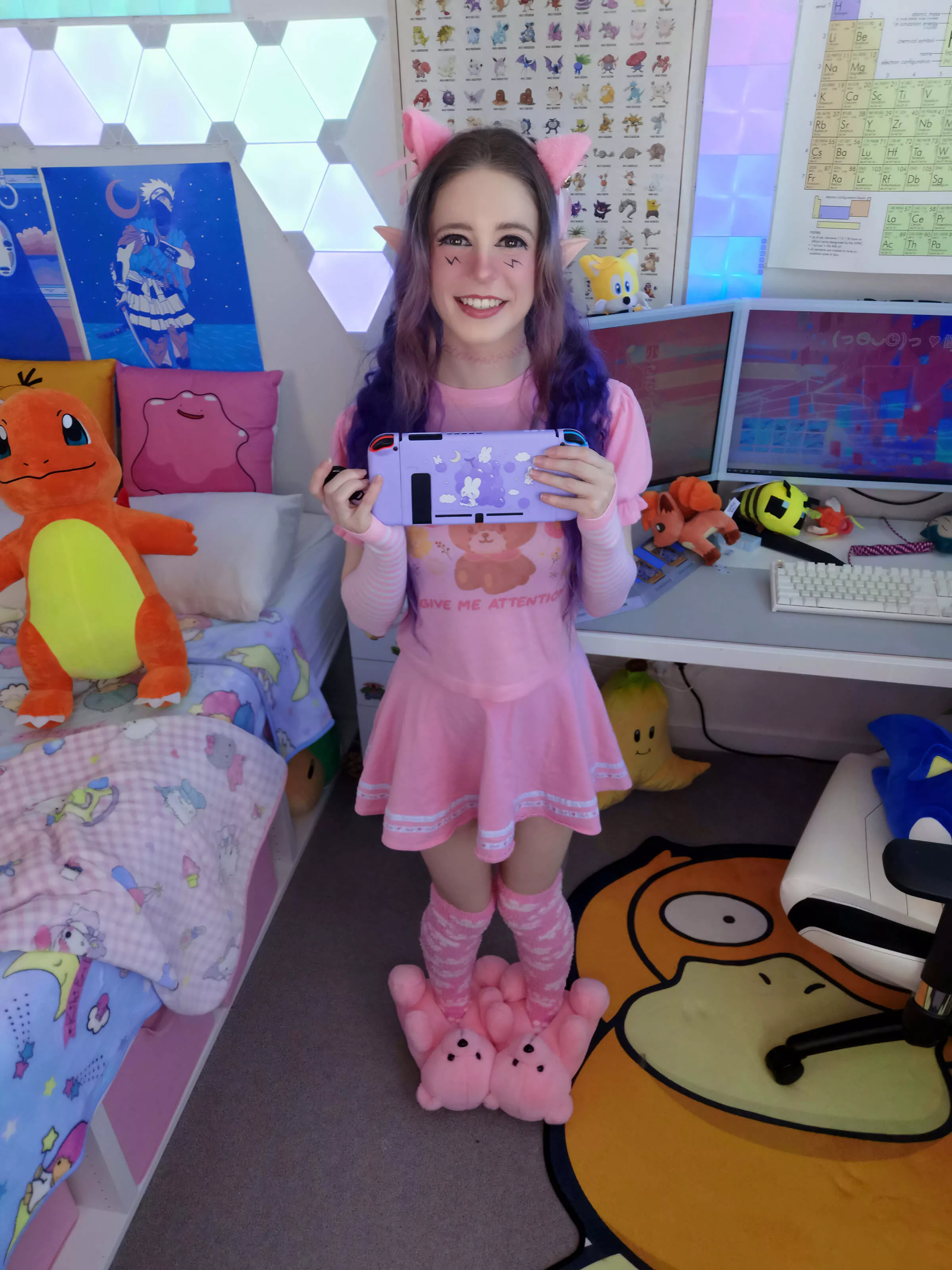 want me to keep the cute shoes on? 😊💖 posted by lilfakegamer