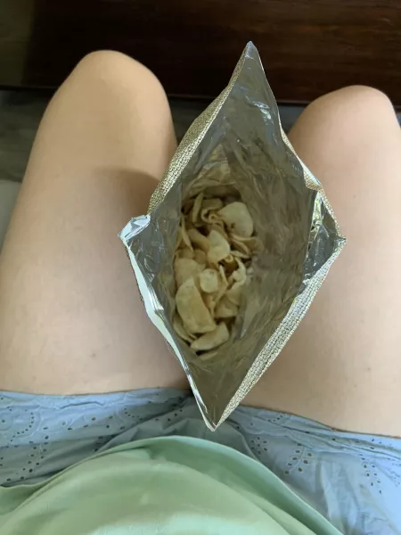 Want to eat this snack I have for you;) hint it’s not the chips I’m talking about by desireea12