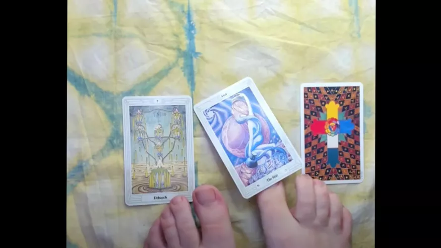 Want Toes and Tarot? My latest ASMR Video has it! by somethinghereisyou