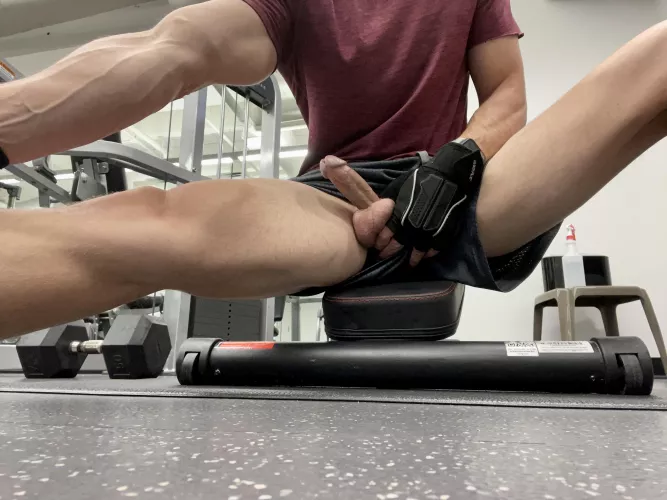 Wardrobe malfunction in the gym by mypornusername123