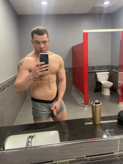 Wardrobe malfunctions at the gym by SwimmingGold8256