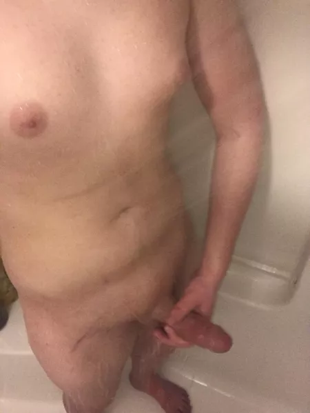 Warm day to be wet by showerredcock