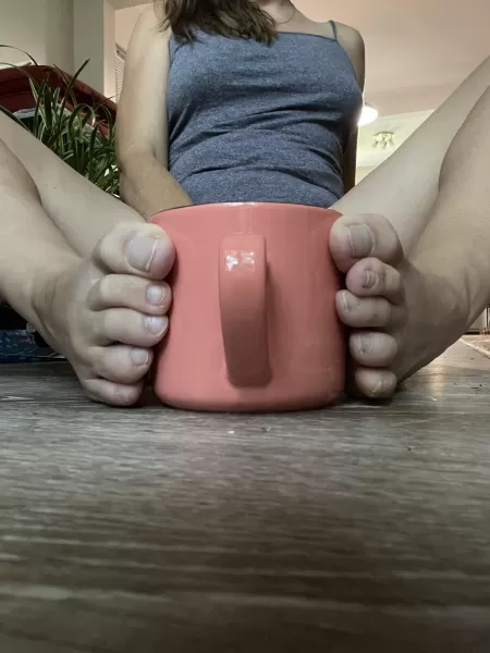 Warming my toes this morning!! by MyWorldClassPanties