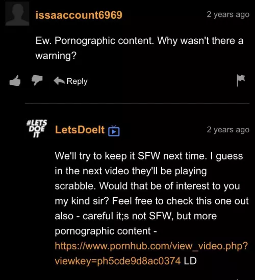Warning: Pornhub videos may contain pornographic content by 4ReadingWikipedia