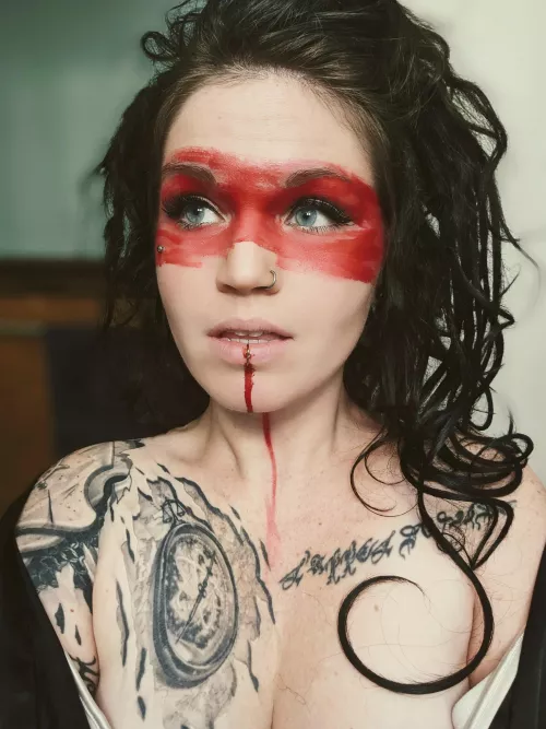 Warrior paint by Jasmine_Erotica