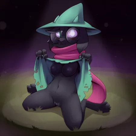 Was a pleasure to meet Ralsei in chapter 2 again [F] (Atane27) by FurryArtistManager