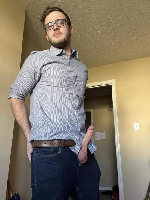 Was told I looked nerdy. Am I at least a hot nerd? by Leather_Judgment_369