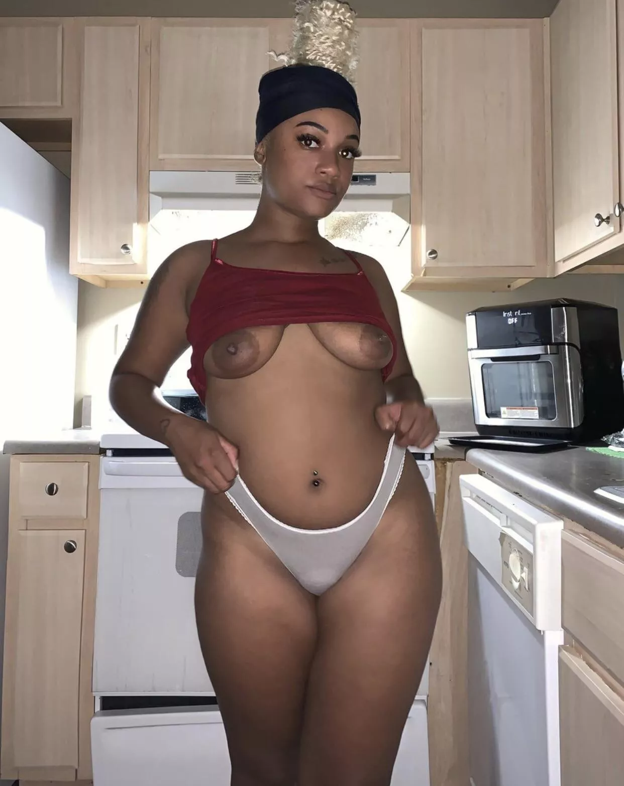 was told to walk around in cheap panties today & cheap top because I’m a cheap n***** mother 😩 nothing makes me happier than following orders from white men on MLK day because no matter what I’m still a n****** , I’m just kinda cute 🥰 KIK posted by FineGhettoSub