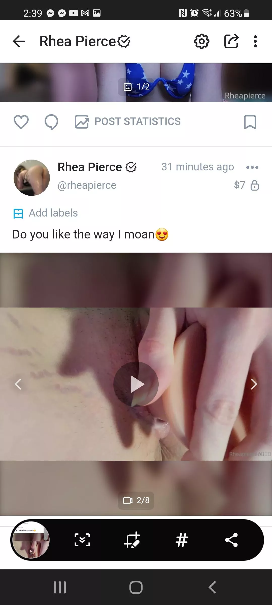 WATCH A 19 Y/O PUSSY CUM💦😻 posted by Illustrious-Ant9013