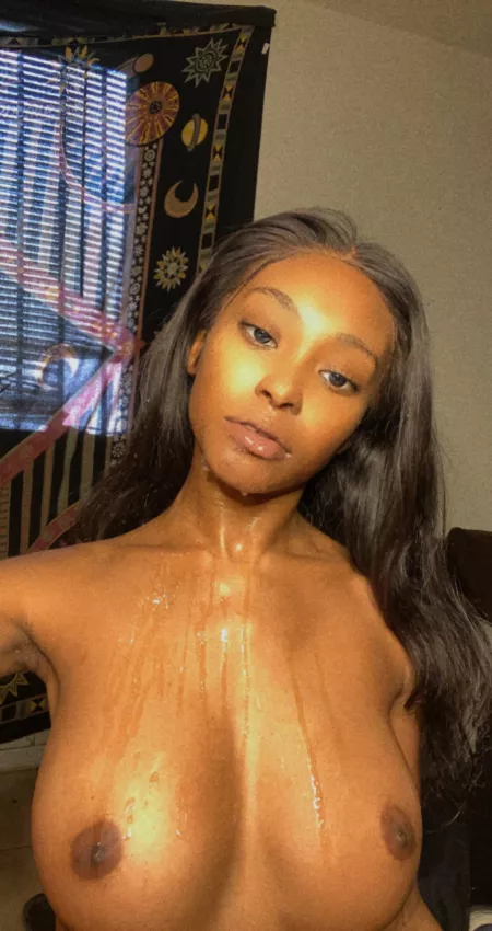 Watch her take cum all over her on video chat! Check comments for @ by Jholsted20