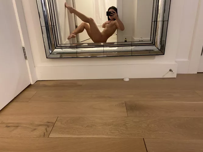 Watching myself in the mirror by Facelessfilming