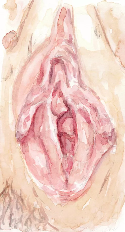watercolour nude by softstuff0
