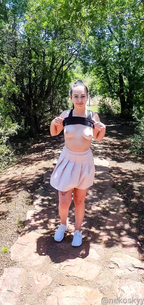 We accidently got caught later on this hike lol by xplayfordaddyx