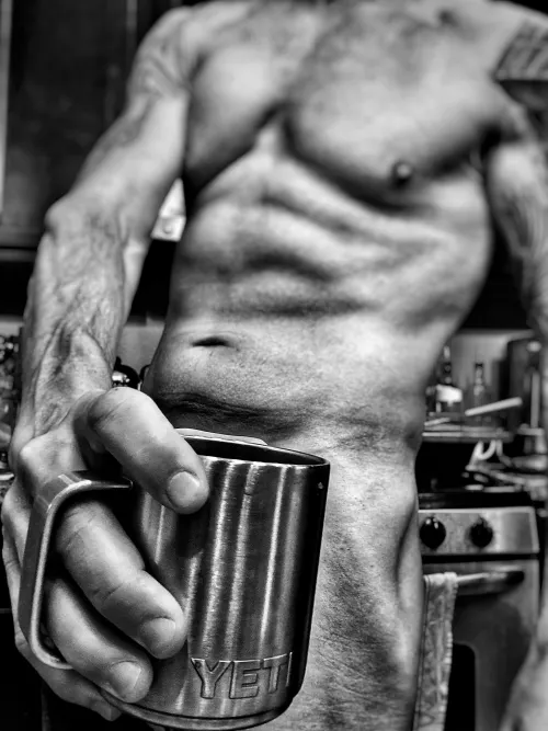 We both know what you're here for. Have another cup. It's cold out there. 😏 by Budget_Luck1898