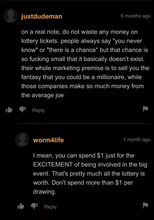 We got some lottery advice guys! by MilletCaptain