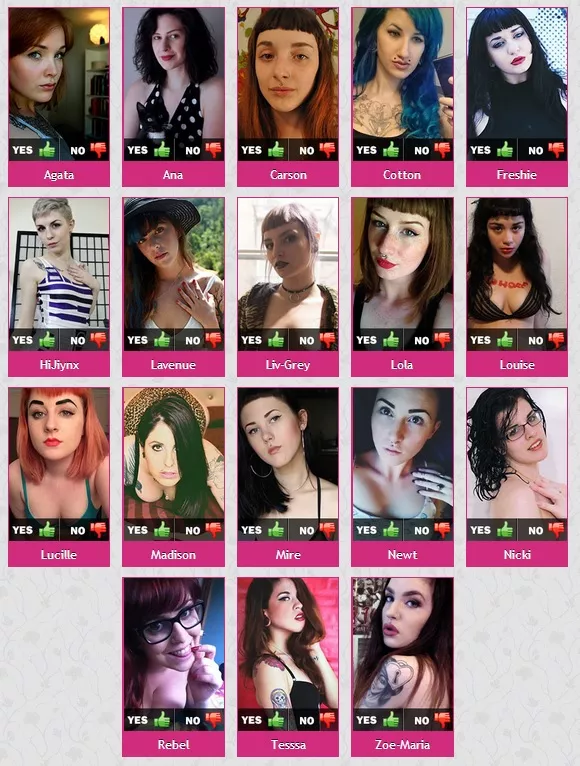 We have 18 new ladies in Purgatory! They need YOUR votes <3 posted by auroraskywalker