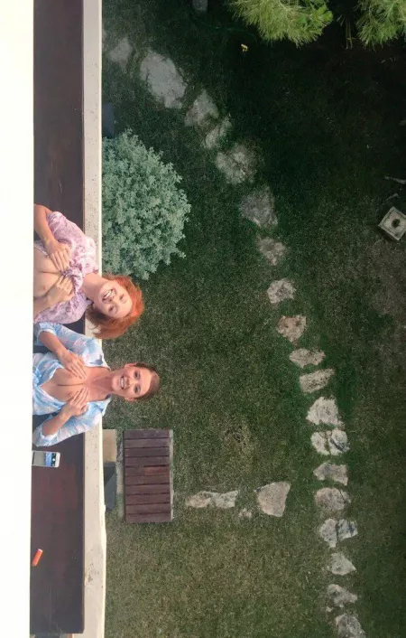 we just say hello to the neighbors 😋 by Just_RedFox