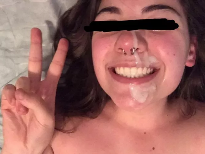 We really enjoyed each other's company. You can tell from her smile and my load all over her face. by Upstairs_Wolverine20