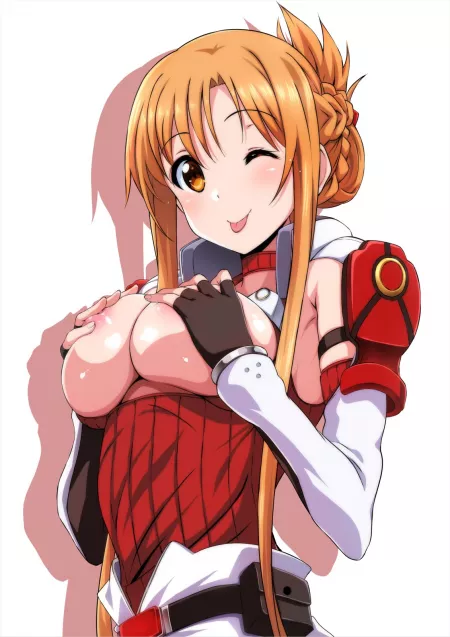 We really need more of Asuna's GGO Outfit by DragonFlamez32
