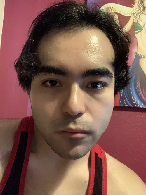 wearing a tank top cuz it’s kinda warm by searinggorgeous