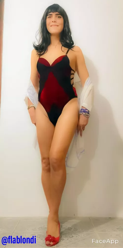 Wearing another girl's outfit 🥰😘 by flavitablondi