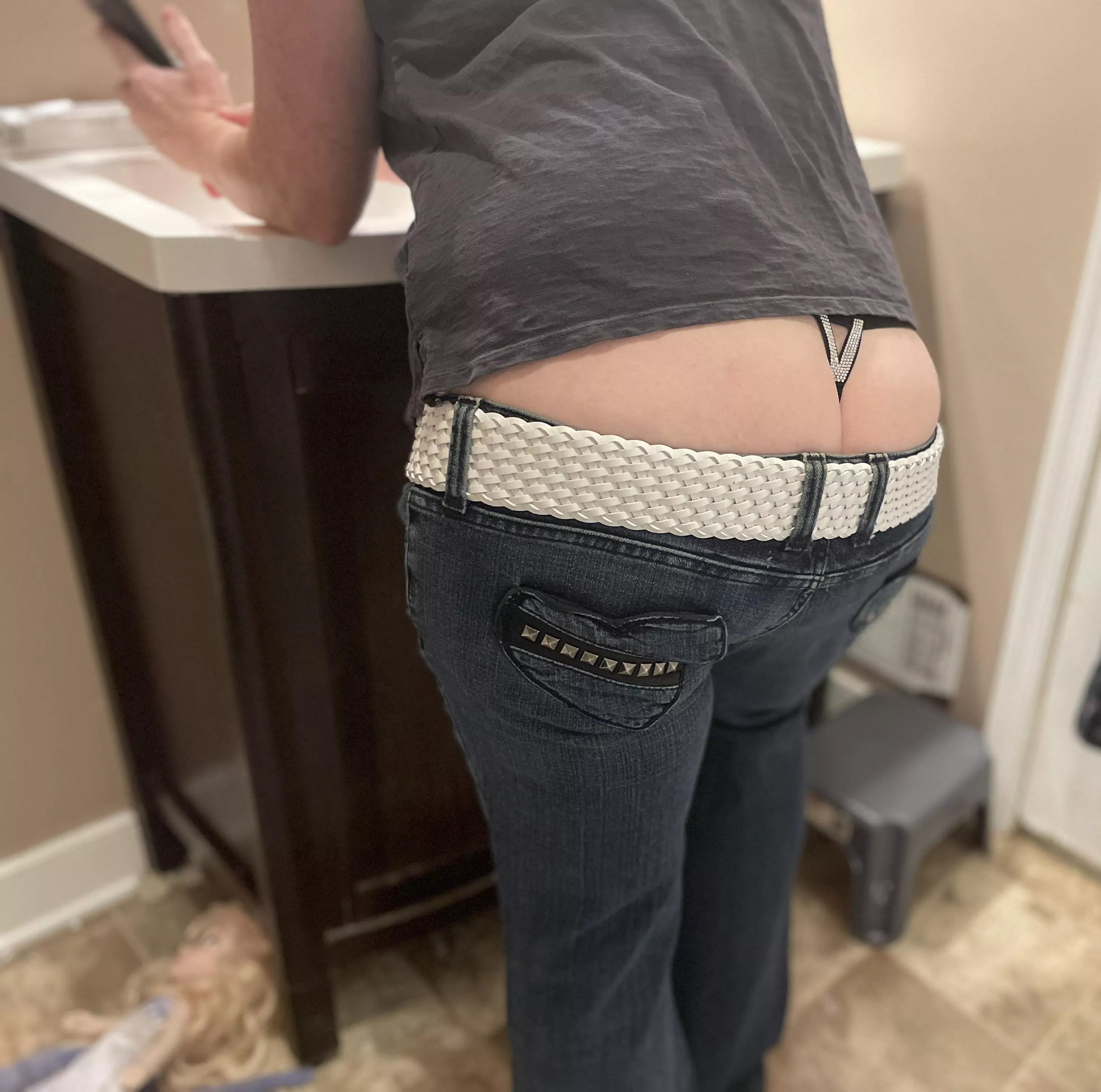 Wearing my Frankie B jeans today posted by BoredMilf2019
